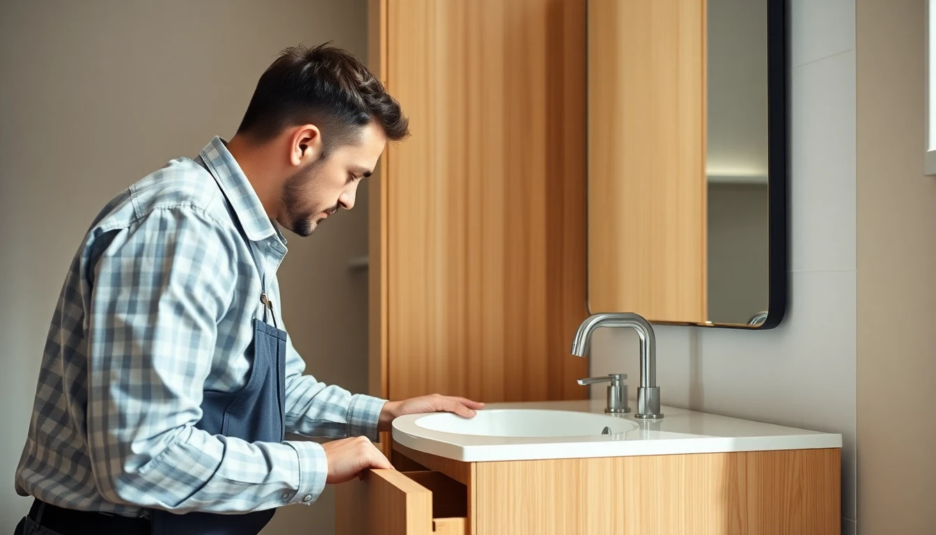 Bathroom Vanity Installation